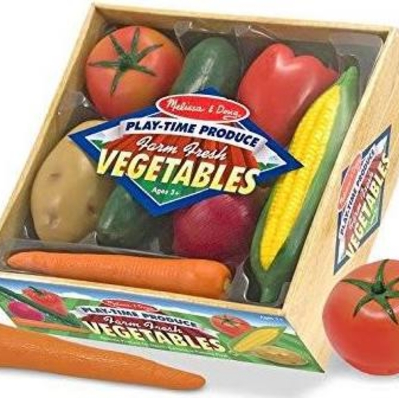 Melissa & doug playtime realistic vegtables - Picture 1 of 2